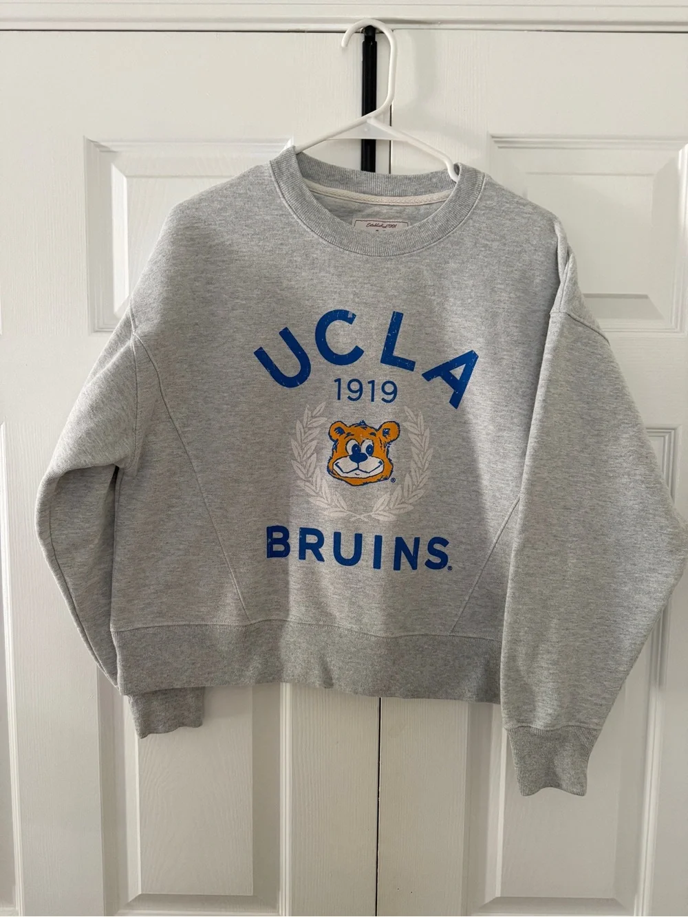 UCLA Bruins League Gray Crewneck Sweatshirt - Picture 1 of 5